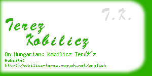 terez kobilicz business card